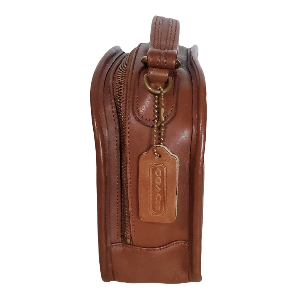 Vintage coach G6C-9991 leather lunch bag shoulder bag handbag brown - Picture 4 of 16